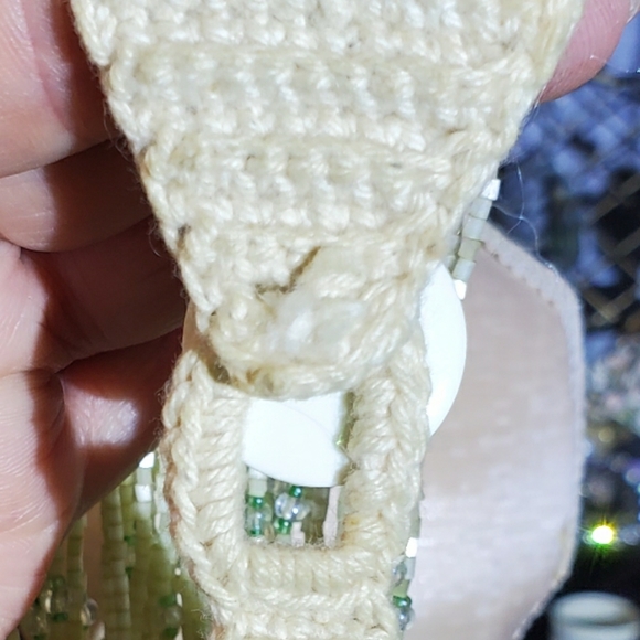 Crochet Necklace Sea Beads - Picture 6 of 6